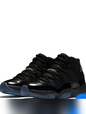 Jordan Black Gamma High-Top Sneakers with Icy Outsole